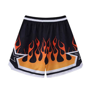 กางเกงขาสั้นผู้ชายขายส่งราคาพิเศษ ลายดอกไม้เต็มตัว กางเกงกีฬาแบบสั่งทำ กางเกงรัดรูป กางเกงตาข่าย พร้อมโลโก้สั่งทำ - Product Image 6