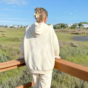 Conjunto Deportivo Profesional de Felpa con Sudadera con Capucha y Pantalones Jogger para Mujer, Ropa Deportiva Unisex con Impresión Personalizada - Product Image 3