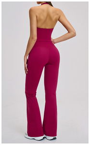 Custom Gym Clothes Breathable Activewear Fitness Sports Yoga 2 Pieces <b>Set</b> Flare Leggings Ym Wear Women <b>Sets</b> - Product Image 2