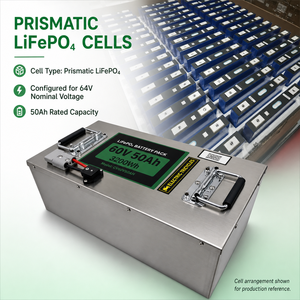 60V 50Ah LiFePO4 <b>Battery</b> Pack Rechargeable Lithium <b>Battery</b> with BMS for Household Electric Cargo Tricycle - Product Image 6