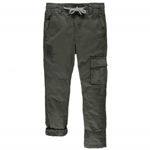 Pantalon cargo pour homme multicolore 100 % coton, taille mi-haute, fermeture boutonnée, écologique, infroissable - Product Image 3