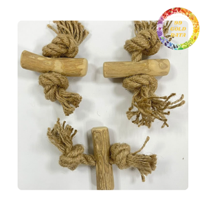 ของเล่นไม้พรีเมียมสำหรับสุนัข ของใช้สัตว์เลี้ยงจากธรรมชาติ ช่วยลดความเครียดและทำความสะอาดฟัน - Product Image 2