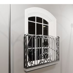 Decorative Wrought Iron & Stainless Steel Villa Balcony Railing Modern Durable and Secure Balcony Design Solutions - Product Image 1