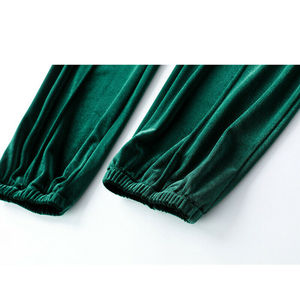 Women Velour Tracksuit Two Piece Set <b>Zip</b> <b>Up</b> <b>Jacket</b> Jogger Pants Fashion Streetwear Outfit - Product Image 2