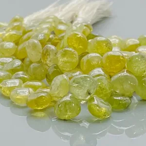 Cuentas de Granate Grosular Natural de 8-9mm, Lisas, en Forma de Corazón, Grado A, para la Fabricación de Joyas, Venta al Por Mayor - Product Image 4