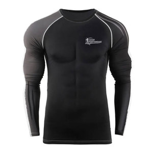 OEM Service Custom Design Rash Guard Personalized Brand Logo Performance Swimwear for Club Teams Spandex/Polyester Full Sleeve - Product Image 1