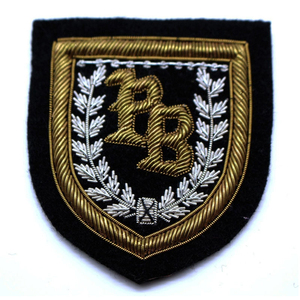 Latest Style Handmade Bullion <b>Wire</b> Embroidered Badges Fashionable New Design Silicone Embroidery Badge-Custom and Wholesale - Product Image 2