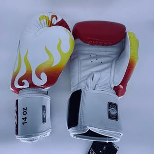 Gants de boxe MMA de haute qualité à prix abordable, imprimés UFC, gants d'entraînement professionnels, en cuir PU respirant, personnalisables - Product Image 3