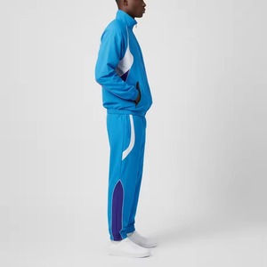 OEM Men's Vintage Joggers Street Wear 100% Nylon Tracksuits <b>2</b> <b>Piece</b> <b>Set</b> With Embroidered Logo Hoodie & <b>Pants</b> <b>Set</b> - Product Image 2
