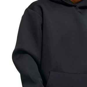 Sweat à capuche vintage en coton épais pour homme, grande taille, couleur unie, pour l'hiver – Nouvelle collection très prisée - Product Image 4