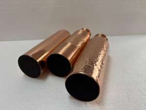 Botella de Agua de Cobre Martillado 100% Puro, a Prueba de Fugas, Beneficios Ayurvédicos para la Salud, Diseño sin Costuras, Ecológica, para Deportes y Gimnasio, 1L - Product Image 3