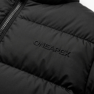 Chaqueta Acolchada Negra para Hombre, Chaqueta de Invierno con Cierre Completo, Cálida, Informal, para Calle y Aire Libre, ONEAPEX Premium - Product Image 6