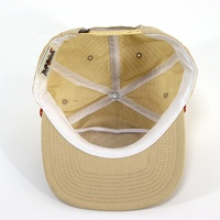 Casquette de corde légère non structurée Chapeau de facture plat souple avec corde Casual Custom Your Own Logo 5 Panel Nylon Snapback Hat