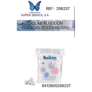 Palline di Cotone Baikim Bianche 65 Grammi per Uso Medico - Product Image 1