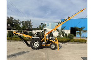 Perforadora de postes y extensor de varillas con estabilizador y accesorio de extensión de marco de perforación para tractor Mahindra, 1 año de garantía - Product Image 3