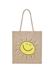 Elegante Bolsa de Lona de Algodón con Asas de Cuerda, Reutilizable, Multiusos, para Compras y Almuerzo, para Hombres y Mujeres - Product Image 2