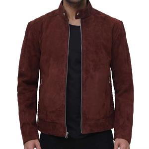 Chaqueta de Motociclista de Cuero de Ante Premium para Hombre, Ajuste Delgado, Casual, Largo Regular, Ideal para Invierno y Festivales, con Cuello Alto - ¡Venta Caliente! - Product Image 3