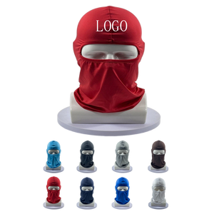 Cagoule de moto à logo brodé personnalisé, 3 trous, intégrale, en tricot, pour le ski, bonnet cagoule, masque de ski - Product Image 5