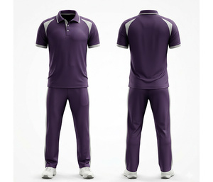 Customized <b>Cricket</b> Sportswear Uniform with Modern Design| Men Women Youth <b>Cricket</b> Wears Polo Shirt and Trouser Full Team - Product Image 2