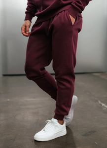 men fitted tracksuit slim fit cotton <b>polyester</b> fabric zipper hoodie <b>jogger</b> set training gym wear sportswear set - Product Image 4