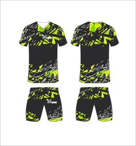 Conjunto de Uniforme de Fútbol Sublimado Personalizado, Patrón de Rayas Verde Claro, Transpirable, de Secado Rápido, Jersey de Fútbol para Equipo, Conjuntos Cortos para Hombres y Niños - Product Image 4