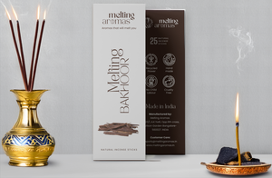 MELTING AROMAS BB010 Encens religieux en bois de bambou fondant - 100% naturel, écologique, biologique, encens indien du Karnataka, toutes saisons - Product Image 3