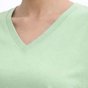 Camiseta de Mujer con Cuello Redondo, Estilo Vintage, Transpirable, de Secado Rápido, Poliéster/Algodón, Manga Corta, Corte Regular, Suave y Cómoda para el Verano - Product Image 5