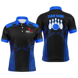 Custom <b>bowling</b> polo shirts Sublimation sports polo shirt Quick-drying polyester jersey <b>Bowling</b> jersey sublimation - Product Image 4