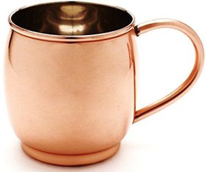 Juego de tazas de cobre para servir, estilo Heritage Promenade, tazas para bebidas hechas a mano, tazas premium para cócteles, acabado duradero - Product Image 2