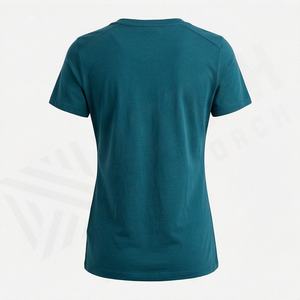 T-shirt décontracté à manches courtes en tissu satiné anti-rides avec motif de logo personnalisé de la meilleure qualité, pour femmes, tendance, toutes saisons - Product Image 2