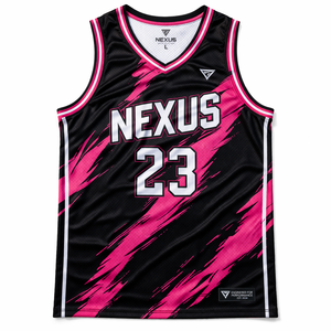 เสื้อบาสเก็ตบอลทีมโรงเรียนแบบสั่งทำพิเศษ แห้งเร็ว ระบายอากาศได้ดี ผ้าโพลีเอสเตอร์ 100% ปักชื่อและหมายเลขผู้เล่นตามสั่ง - Product Image 4