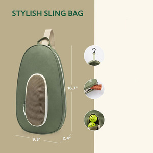 Bolsa Organizadora Premium y Elegante para Palas de Pickleball con Diseño Protector de Cuero Genuino y Apta para Viajes a un Precio Razonable - Product Image 3