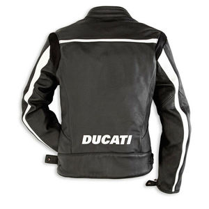 Ducati Motorcycle Leather <b>Racing</b> <b>Jacket</b> Windproof Heat-Transfer Printed Full Sleeve 220g Unisex Adults - Product Image 2