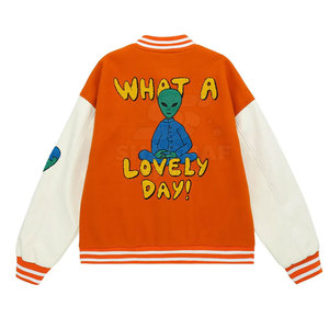 Vestes Lettermen pour hommes, mode streetwear, tendance décontractée, style quotidien chaud, vestes d'hiver - Product Image 2