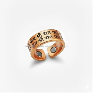 Joyería Devocional Bio Magnética al por Mayor • Pulsera Espiritual Ajustable con Escritura en Hindi - Product Image 1