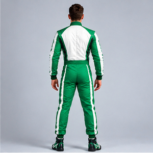 Traje de Motociclismo para Hombre, Verde y Blanco, Manga Larga, Poliéster/Nailon, Impermeable, Secado Rápido, para Todas las Temporadas, Precio Económico, OEM Personalizado - Product Image 2