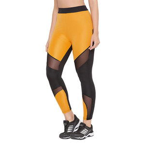 Ensemble de yoga 2 pièces pour femme : Soutien-gorge de sport dos nageur et Legging taille haute avec empiècement transparent, séchage rapide, sans couture, pour l'entraînement - Product Image 2