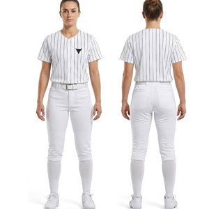 Conjunto de Uniforme de Softbol con Camiseta y Pantalones, Tejido de Poliéster Transpirable de Secado Rápido para Juego y Práctica al Aire Libre - Product Image 1