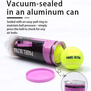 Pelotas de Pádel Presurizadas Duraderas con Descuento de Fábrica, Aprobadas por la IPF, de Bajo Precio, de Lana, para Entrenamiento, Ecológicas, Saludables, de Goma, para Deportes - Product Image 6