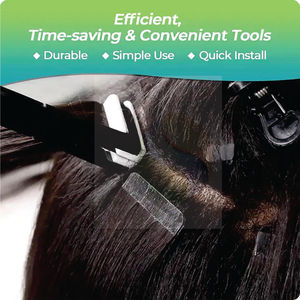 2025 Premium 3PCS Hair <b>Extension</b> Pliers Kit – Professional Flat Tools for Tape & <b>Micro</b> Ring Application, Durable Composite Mate - Product Image 3