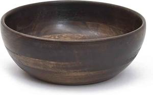 Tazón de Madera Hecho a Mano de Primera Calidad, Tazón para Servir Ensaladas de Madera Natural, Vajilla Ecológica para Cocina y Comedor, Venta al por Mayor - Product Image 4