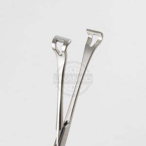Pinzas de agarre LIKAMED Babcock Atraumáticas con mandíbulas fenestradas para tejido intestinal, instrumentos quirúrgicos - Product Image 3