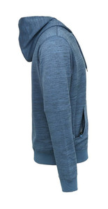 <b>Men's</b> 100% Cotton Solid <b>Zip</b>-Up Hooded Pullover <b>Hoodie</b> with Lined Eco-Friendly Washed Knitted Fabric Regular Fit Winter USA <b>UK</b> - Product Image 4