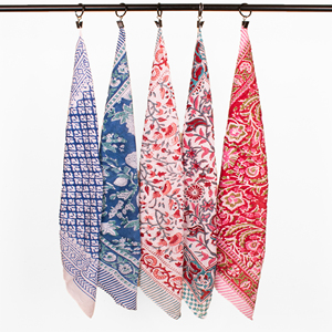 Pañuelos 100% de algodón con diseño bohemio, estilo retro, bandana para adultos, artesanía artesanal para damas - Product Image 4