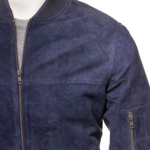 Chaqueta de cuero para hombre con corte moderno, cuello alto y logo frontal para uso diario, estilo casual, acabado suave, chaqueta de invierno. - Product Image 5