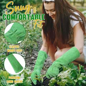 Gants de soudage TIG en cuir de chèvre robuste, résistants au feu, avec renforts sur la paume, gants de soudeur, gants de sécurité industrielle - Product Image 4