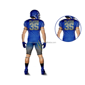 Maillot de football personnalisé de haute qualité pour hommes Vêtements de football américain respirants Ensembles en gros bon marché Uniformes de toutes les équipes à vendre - Product Image 5