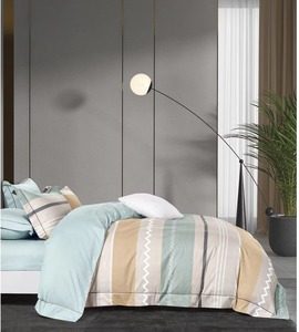Ensemble de couette en coton imprimé floral 400TC lavable pour usage domestique moderne, 3 pièces - Product Image 4