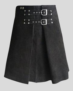Costume sexy de gladiateur en cuir noir pour homme avec ceinture - Écologique FAZMAX CORPORATION T6543 - Product Image 4