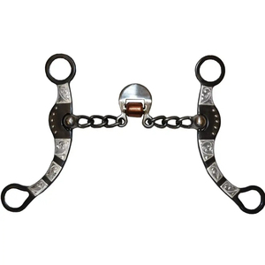 Venta al por mayor de bocados de cadena de acero inoxidable para caballos de estilo western con diseño personalizable y potencia de turbina - Product Image 2
